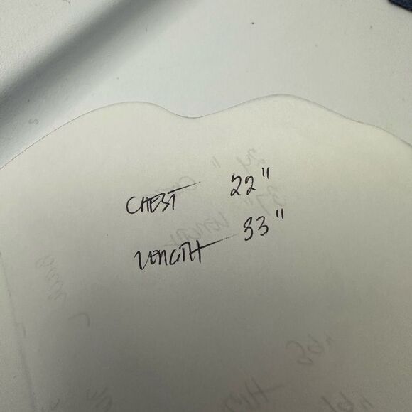 Tommy Bahama Striped Blue Longseeve Deep V Neck Cover Up Beach Hoodie sz M - Picture 8 of 8